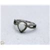 Image 1 : 925 STAMPED 2.9G SILVER RING OPAL TEARDROP