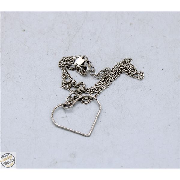 925 STAMPED 3.3 GRAM STERLING SILVER NECKLACE