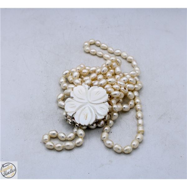 HEAVY GENUINE PEARL NECKLACE