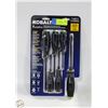 Image 1 : NEW KOBALT 6PC DIAMOND COATED TIP SCREWDRIVER SET