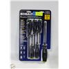 Image 1 : NEW KOBALT 6PC DIAMOND COATED TIP SCREWDRIVER SET