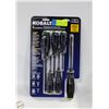 Image 1 : NEW KOBALT 6PC DIAMOND COATED TIP SCREWDRIVER SET