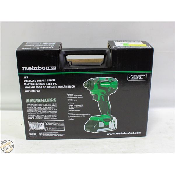 BRAND NEW METABO HPT 18VOLT CORDLESS IMPACT DRIVER