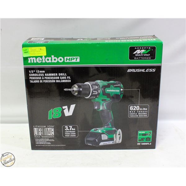 BRAND NEW METABO 18V HPT HAMMER DRILL KIT