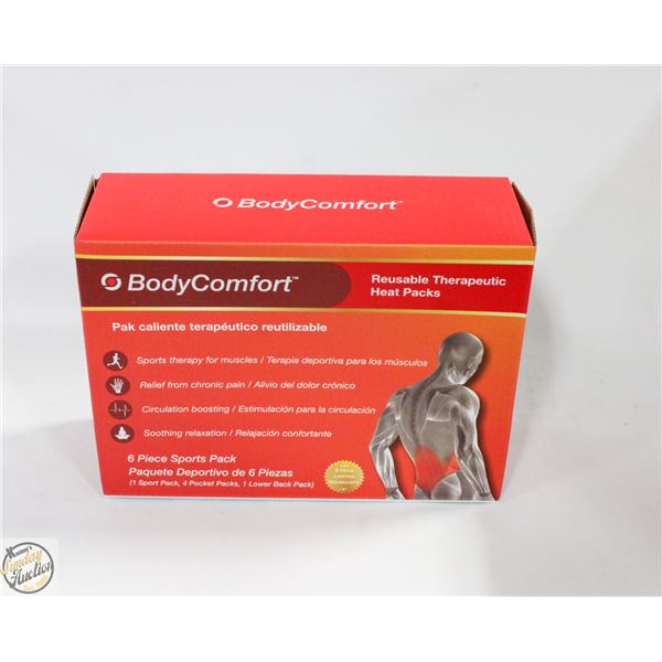 BRAND NEW BODY COMFORT 6 PIECE THERAPEUTIC HEAT