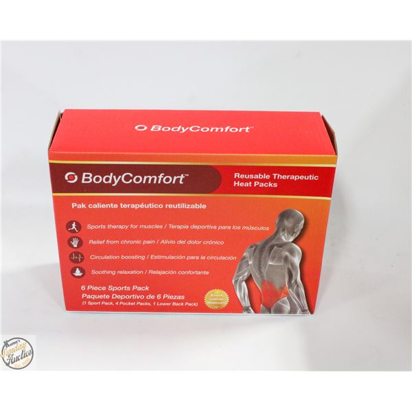 BRAND NEW BODY COMFORT 6 PIECE THERAPEUTIC HEAT