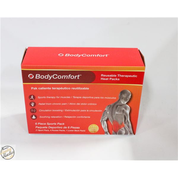 BRAND NEW BODY COMFORT 6 PIECE THERAPEUTIC HEAT
