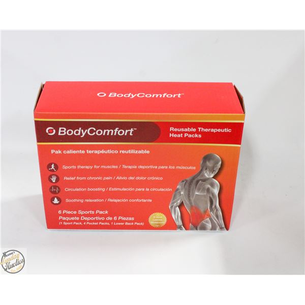BRAND NEW BODY COMFORT 6 PIECE THERAPEUTIC HEAT