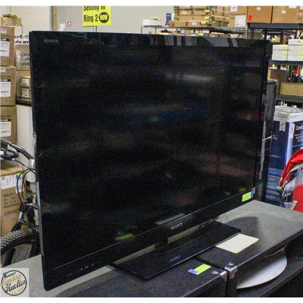 SONY 42 INCH FLAT SCREEN TV WITH REMOTE MODEL KDL-