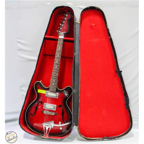 ARCHTOP ACOUSTIC ELECTRIC WITH HARD CASE