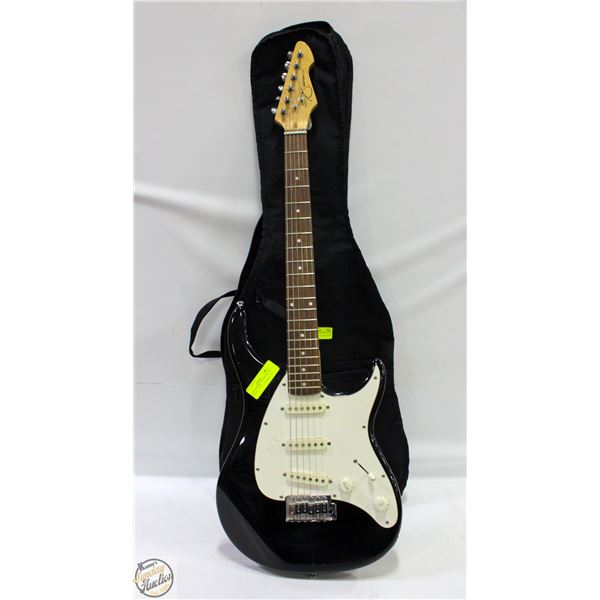 PEAVEY RAPTOR ELECTRIC BLACK WITH SOFT CASE