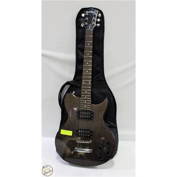 WASHBURN ELECTRIC GRAY (AS IS) WITH SOFT CASE
