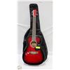 Image 1 : JAY JR 3/4 RED ACOUSTIC WITH SOFT CASE