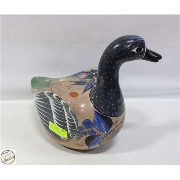 VINTAGE TONALA POTTERY, MEXICO HAND-PAINTED