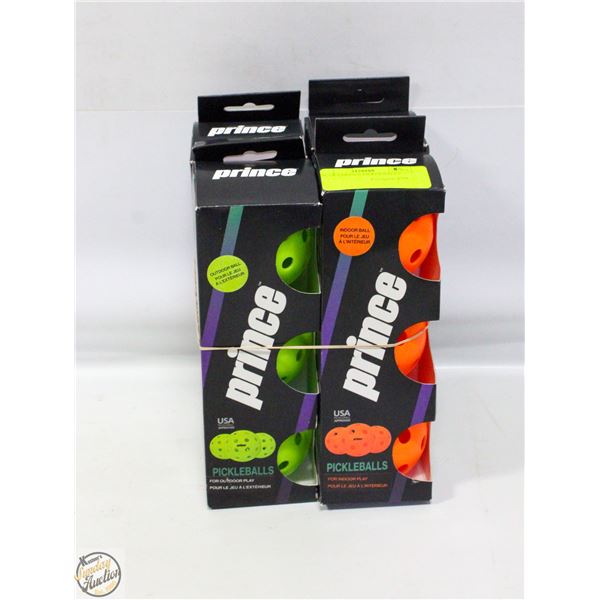 LOT OF 4 PRINCE PICKLE BALLS