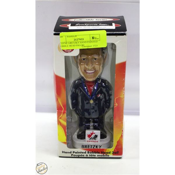WAYNE GRETZKY HAND PAINTED BOBBLE HEAD FIGURE
