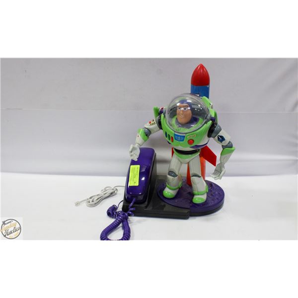 VINTAGE BUZZ LIGHTYEAR TELEPHONE COLLECTIBLE