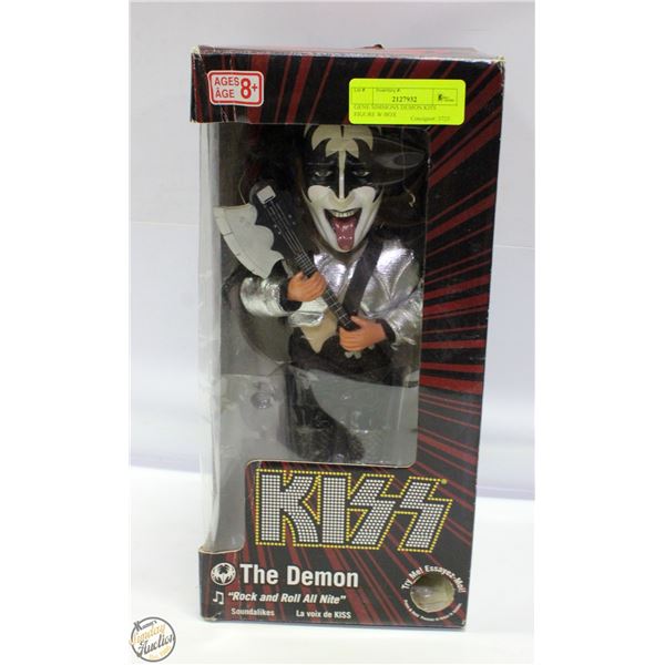 GENE SIMMONS DEMON KISS FIGURE W BOX