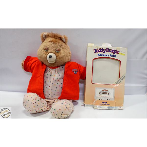 1980S TEDDY RUXPIN TOY UNTESTED