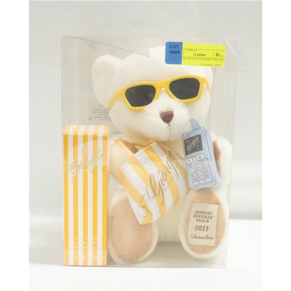 GIORGIO BEAR WITH PERFUME 2011
