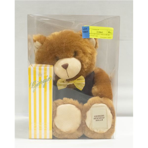GIORGIO BEVERLY HILLS BEAR WITH PERFUME