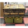 Image 1 : 2 VINTAGE TRUNKS 36"X21"X 12" AND 36"X19"X20"