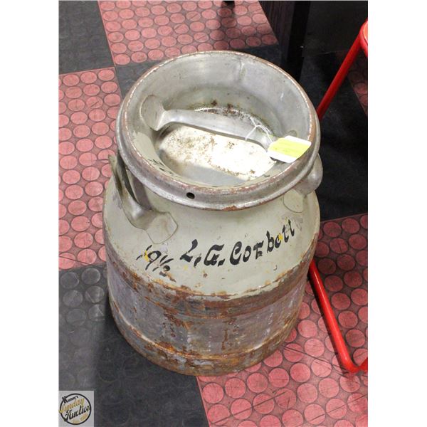 2 1/2 GAL CREAM JUG
