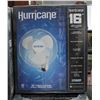 Image 1 : 16” HURRICANE OSCILLATING WALL FAN