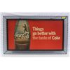 Image 1 : LARGE 70S COCA-COLA SIGN, CARDBOARD/