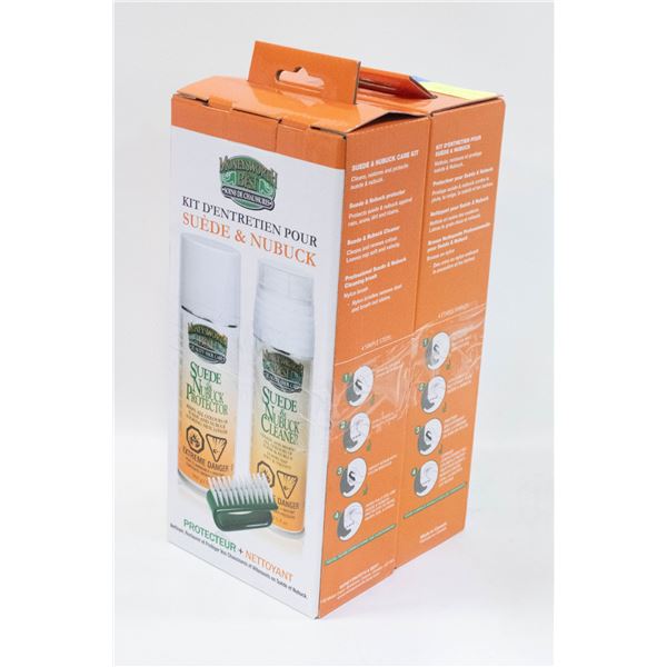 (2) NEW SUEDE & NUBUCK CARE KITS