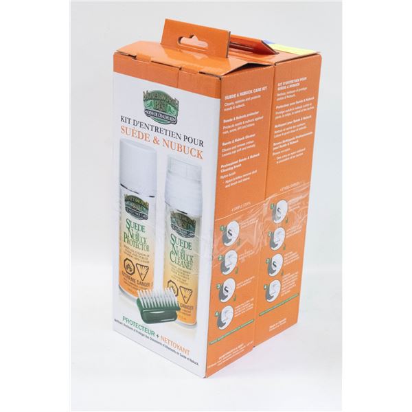 (2) NEW SUEDE & NUBUCK CARE KITS