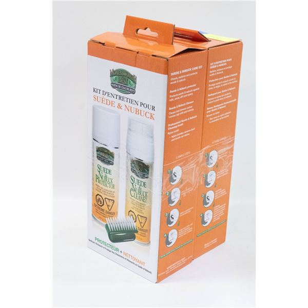 (2) NEW SUEDE & NUBUCK CARE KITS