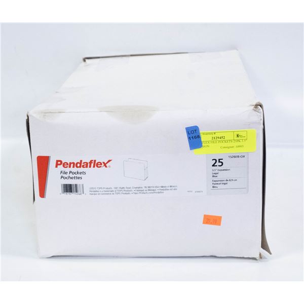 PENDAFLEX FILE POCKETS 25PK 3.5" EXPANSION
