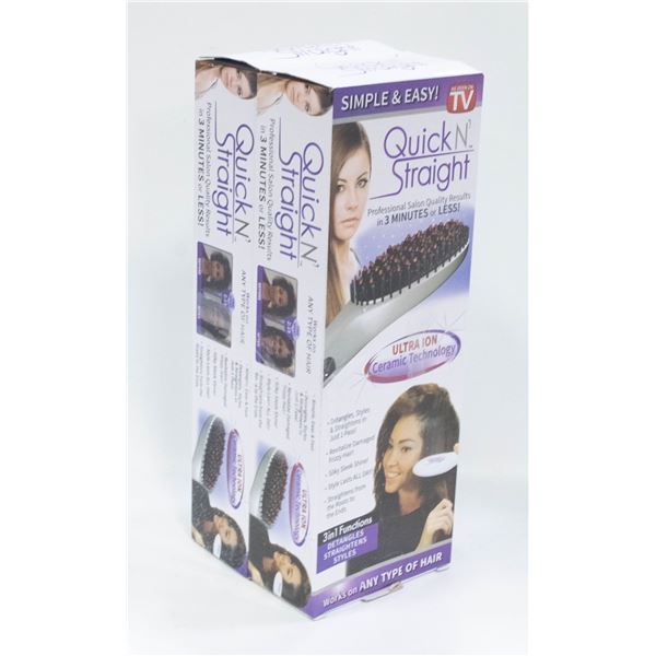 TWO AS SEEN ON TV QUICK N STRAIGHT 3IN1