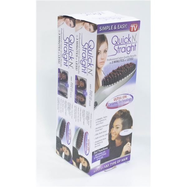 TWO AS SEEN ON TV QUICK N STRAIGHT 3IN1