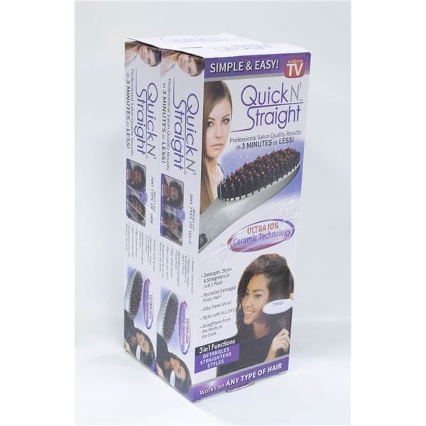 TWO AS SEEN ON TV QUICK N STRAIGHT 3IN1