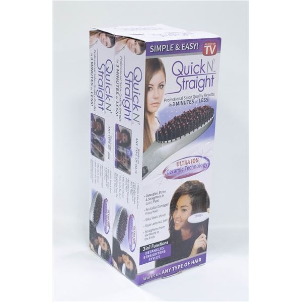 TWO AS SEEN ON TV QUICK N STRAIGHT 3IN1