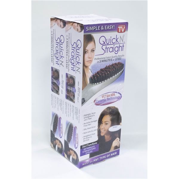 TWO AS SEEN ON TV QUICK N STRAIGHT 3IN1