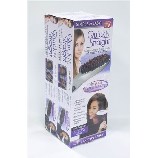 TWO AS SEEN ON TV QUICK N STRAIGHT 3IN1