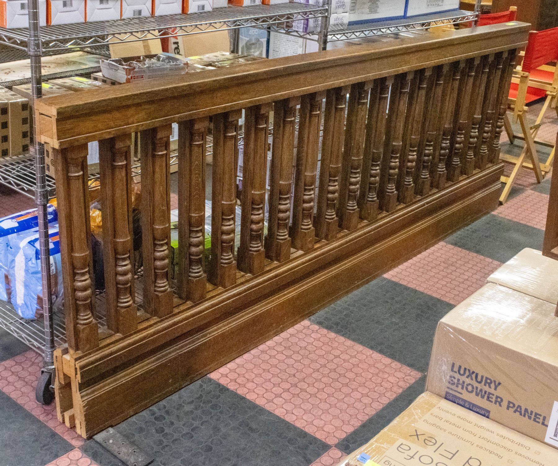 Court Railing ANTIQUE COURT ROOM RAILING FROM THE 1912 BUILT - Kastner Auctions