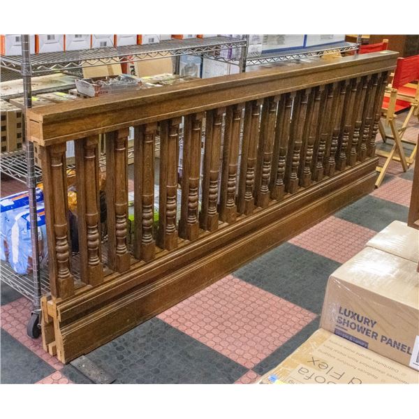 ANTIQUE COURT ROOM RAILING FROM THE 1912 BUILT