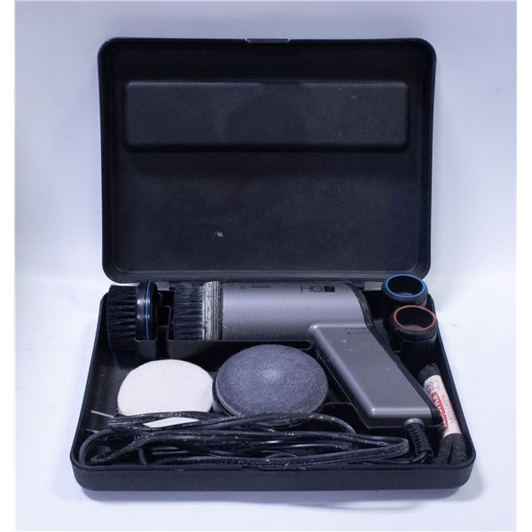 PHILIPS SHOE POLISHER W/ ACCESSORIES IN ORIGINAL