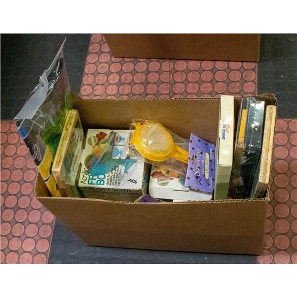 BOX OF NEW OLD STOCK PRODUCTS