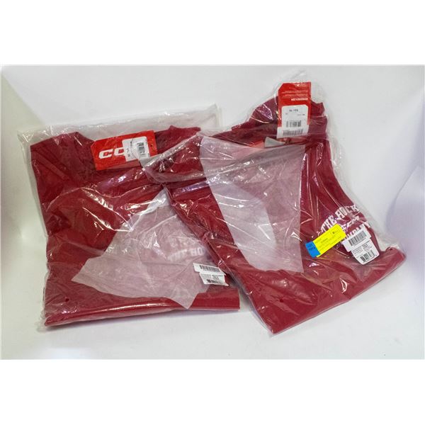 LOT OF TWO XL CCM HOCKEY BREATHABLE SHIRTS