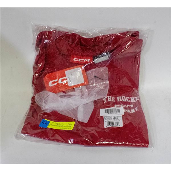 RED CCM HOCKEY BREATHABLE SHIRT SIZE XL