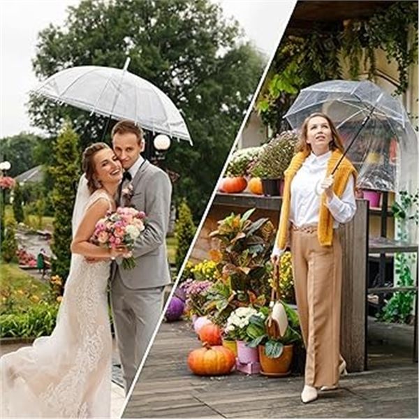 NEW MUUPEG CLEAR WEDDING / EVENT UMBRELLA