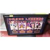 Image 1 : OILERS LEGENDS FRAMED ARTWORK