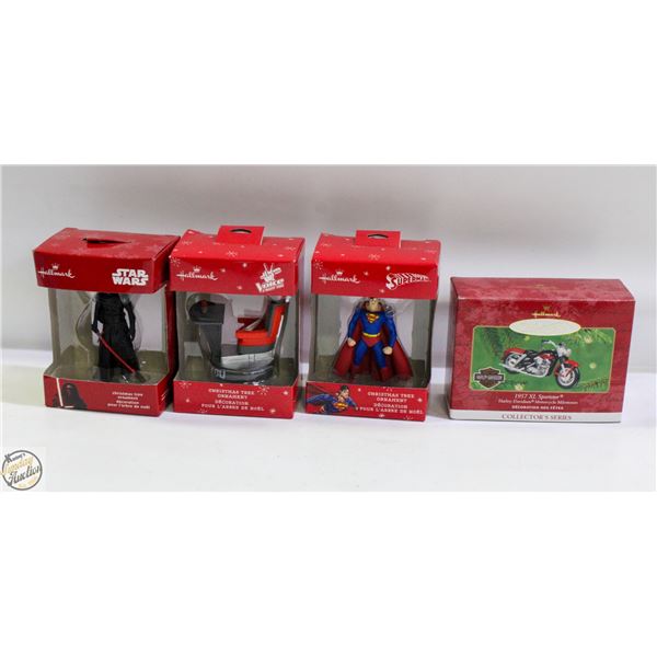 LOT OF HALLMARK TREE ORNAMENTS