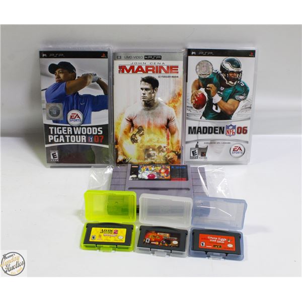 LOT OF GAMES PSP (X3) 1 SEALED,