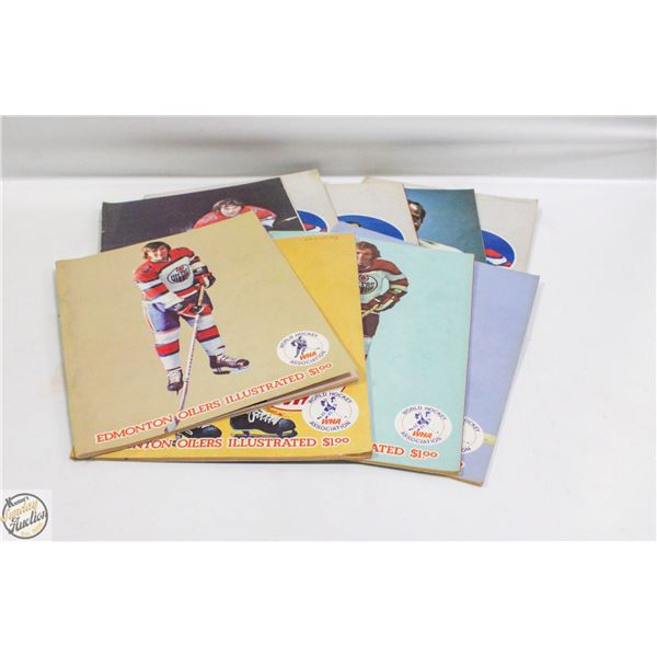 COLLECTION OF 1970S OILERS MAGAZINES